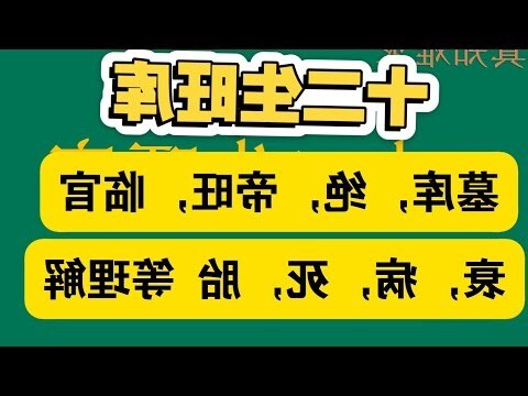 冠帶 臨官 帝旺